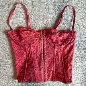 Bright Pink Corset Top